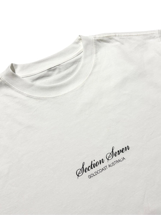 Section Seven Signature Tee In White