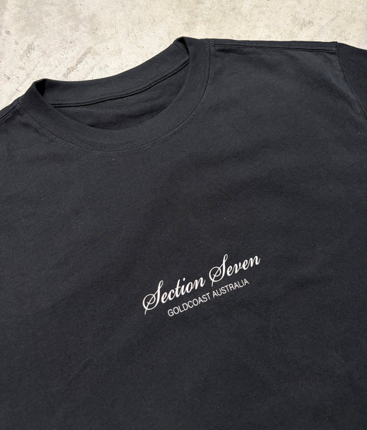 Section Seven Signature Tee In Black
