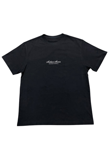 Section Seven Signature Tee In Black