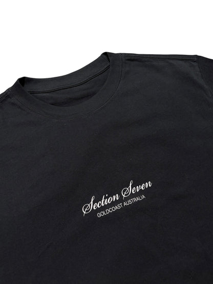 Section Seven Signature Tee In Black