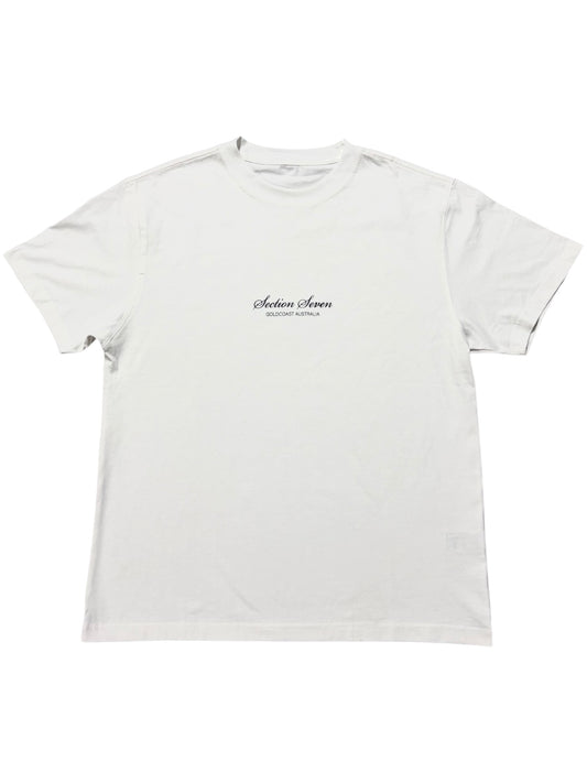 Section Seven Signature Tee In White