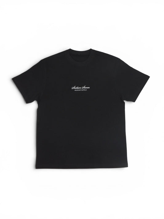 Section Seven Signature Tee In Black